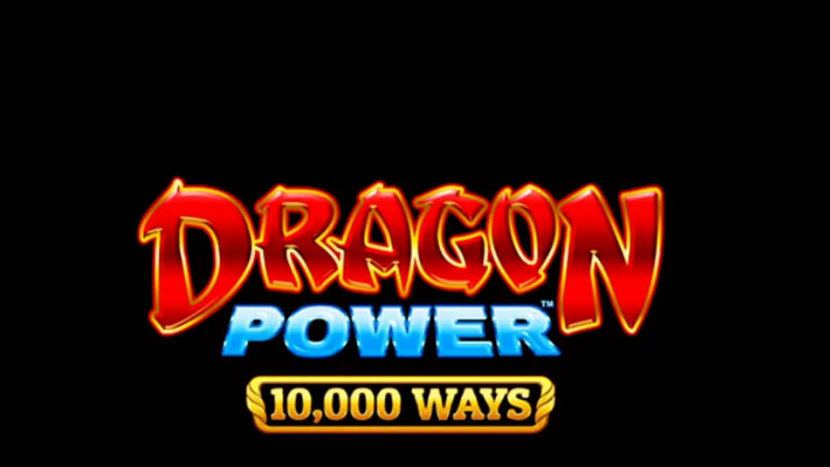 Dragon Power 10,000 Ways slot machine interface na may gintong dragon at mga kumikinang na Cash Orbs.